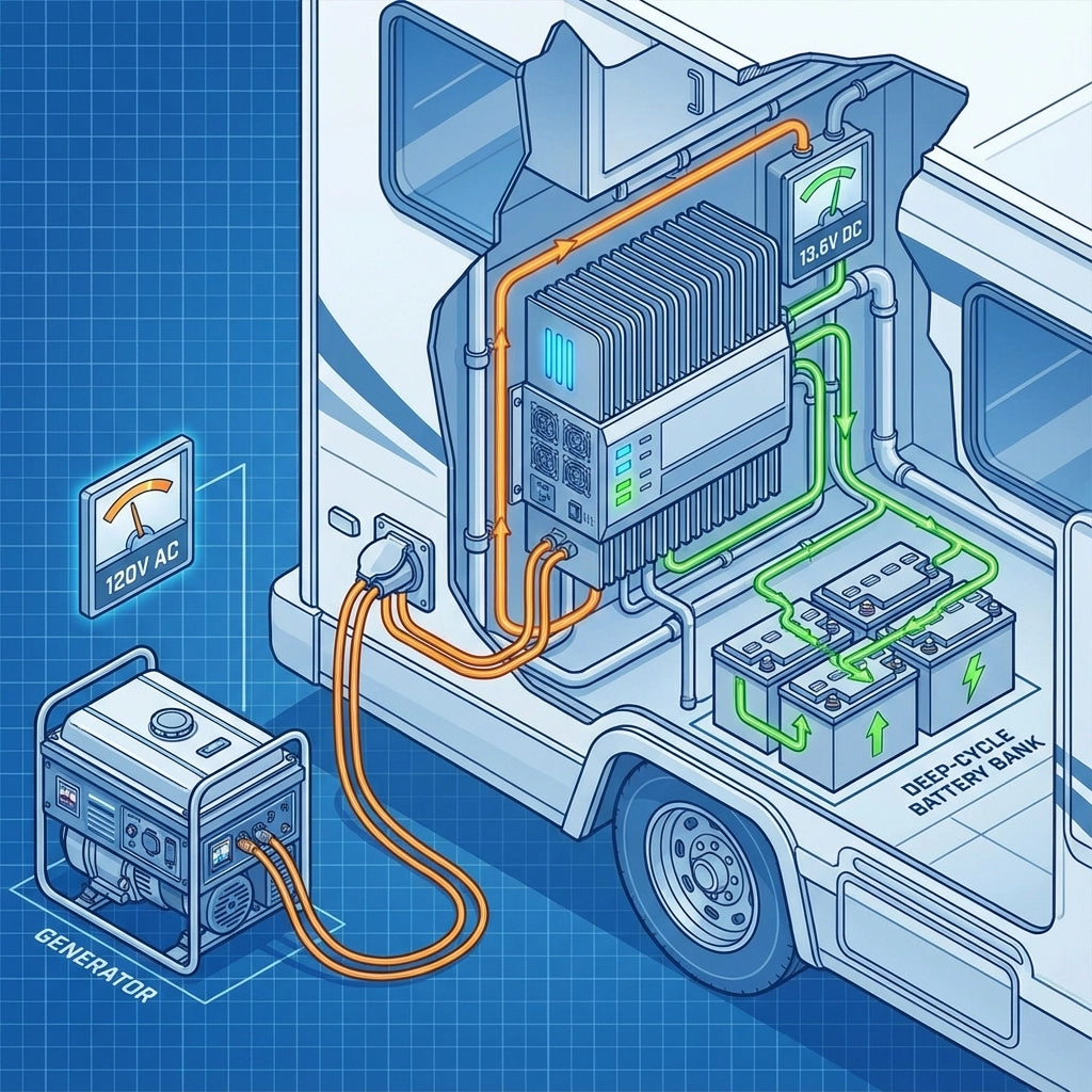 Using Generator to Charge RV Battery: StepbyStep Guide  BlackSeries