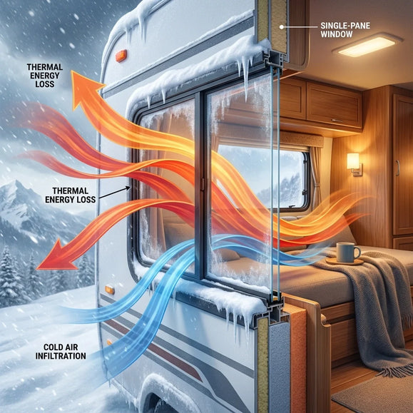 Insulating RV Windows for Winter: How to Keep Your RV Warm and Cozy