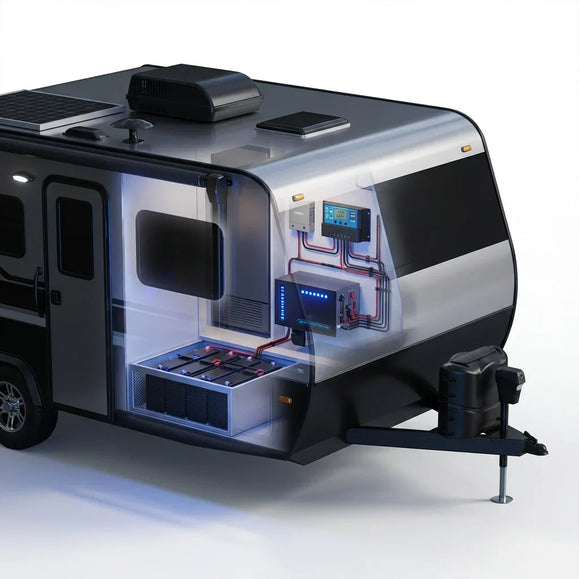 Lithium Battery Off Grid Trailer Power Guide | Black Series