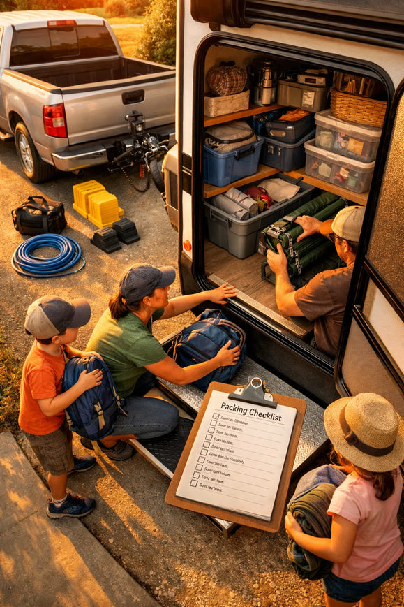 First Time Travel Trailer Camping Checklist (Beginner Guide)