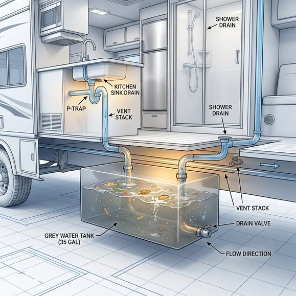 RV Grey Water Tank Smell: Causes and How to Eliminate Odors