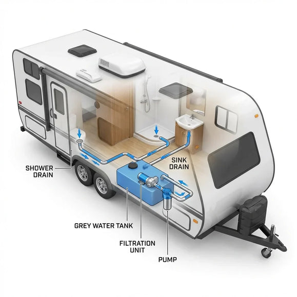 Recycling Gray Water RV: A Complete How-To Guide for Off-Grid Travel