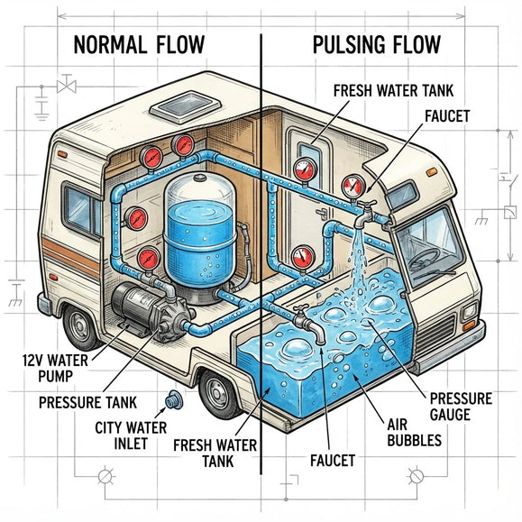 RV Water Pump Pulsing: Causes and Troubleshooting Guide