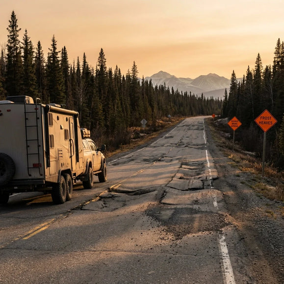 Alaska Highway Travel Trailers Built for Harsh Road Conditions