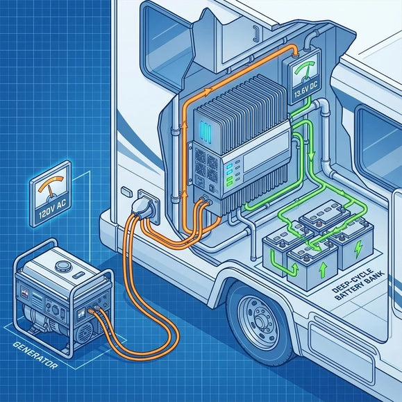 Using Generator to Charge RV Battery: Step‑by‑Step Guide