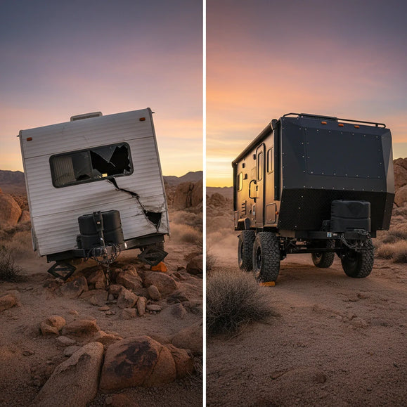 Camping car average weight explanation: why most trailers cannot achieve true off-road exploration