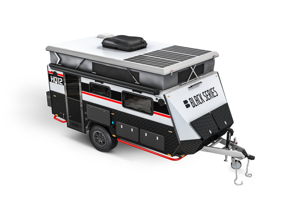 Black Series HQ12 off-road trailer on trail