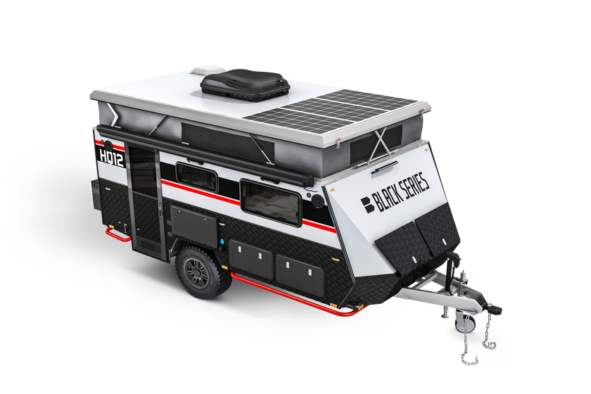 Black Series HQ12 off-road trailer on trail