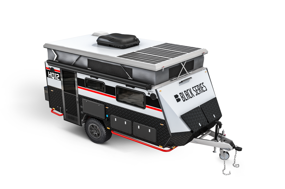Black Series HQ12 off-road trailer on trail