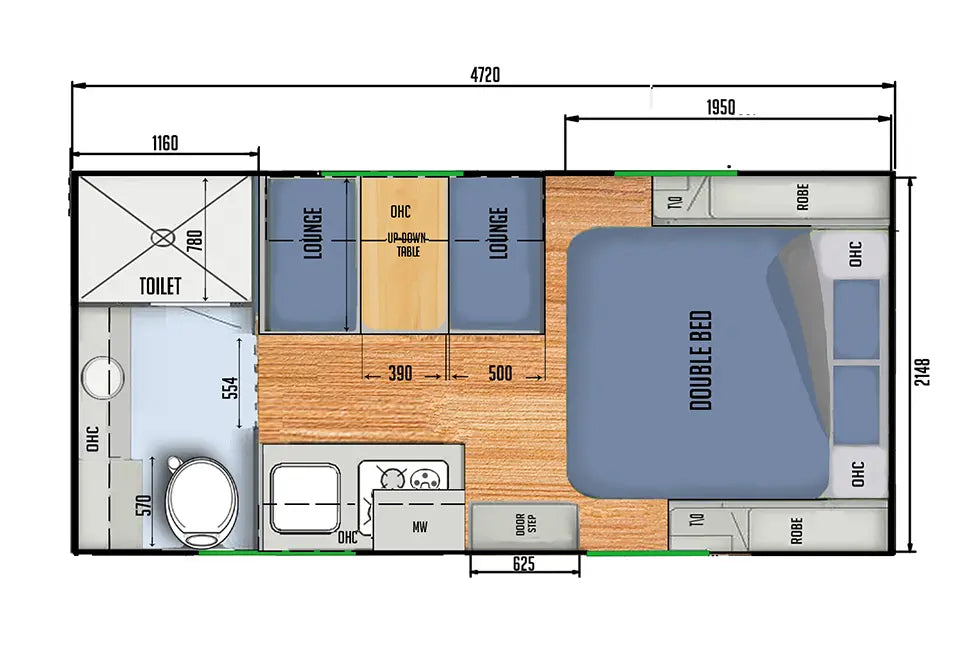 Black Series HQ15 floor plan